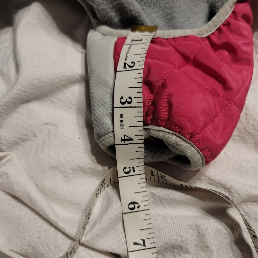 Nwot. Never Used.   Dog Parka Fuzzy Cozy Dog Jacket Pink Medium - Picture 8 of 15